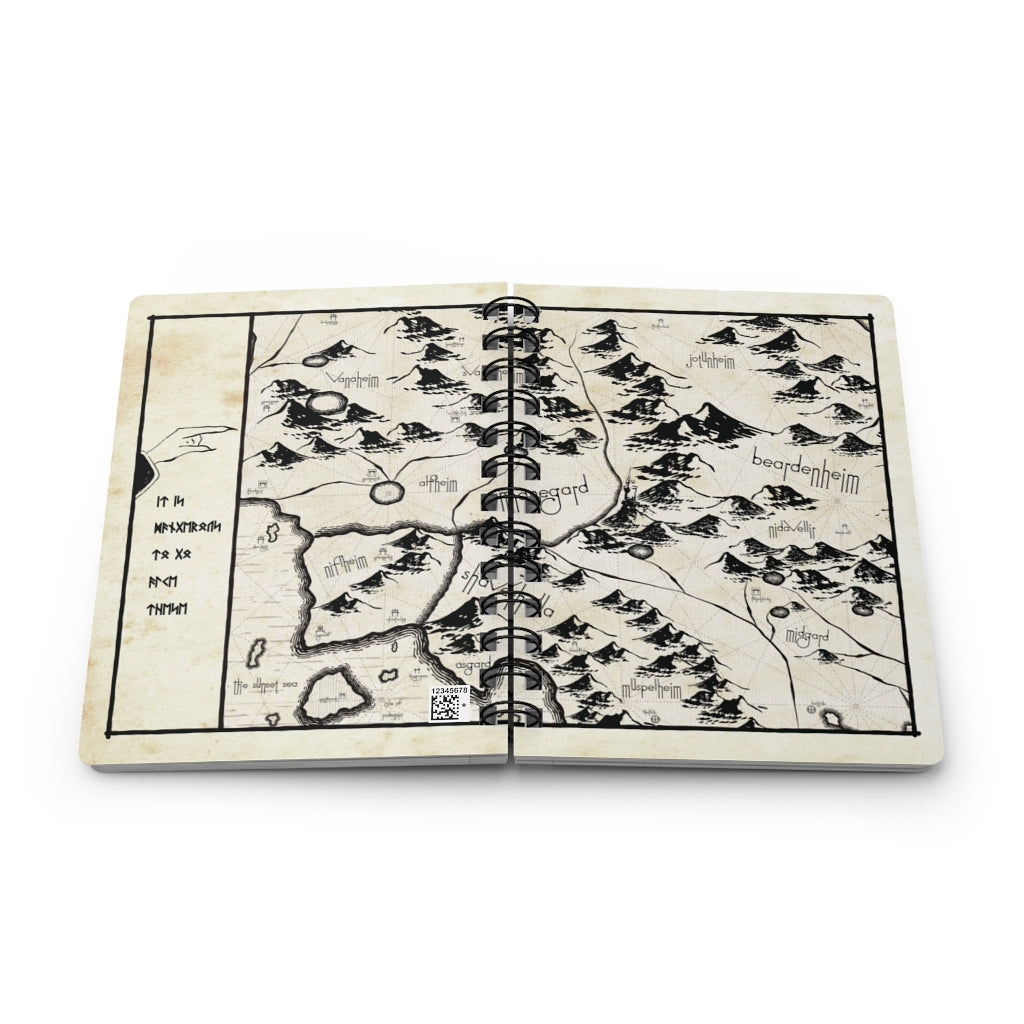 Realm Map Spiral Bound Journal