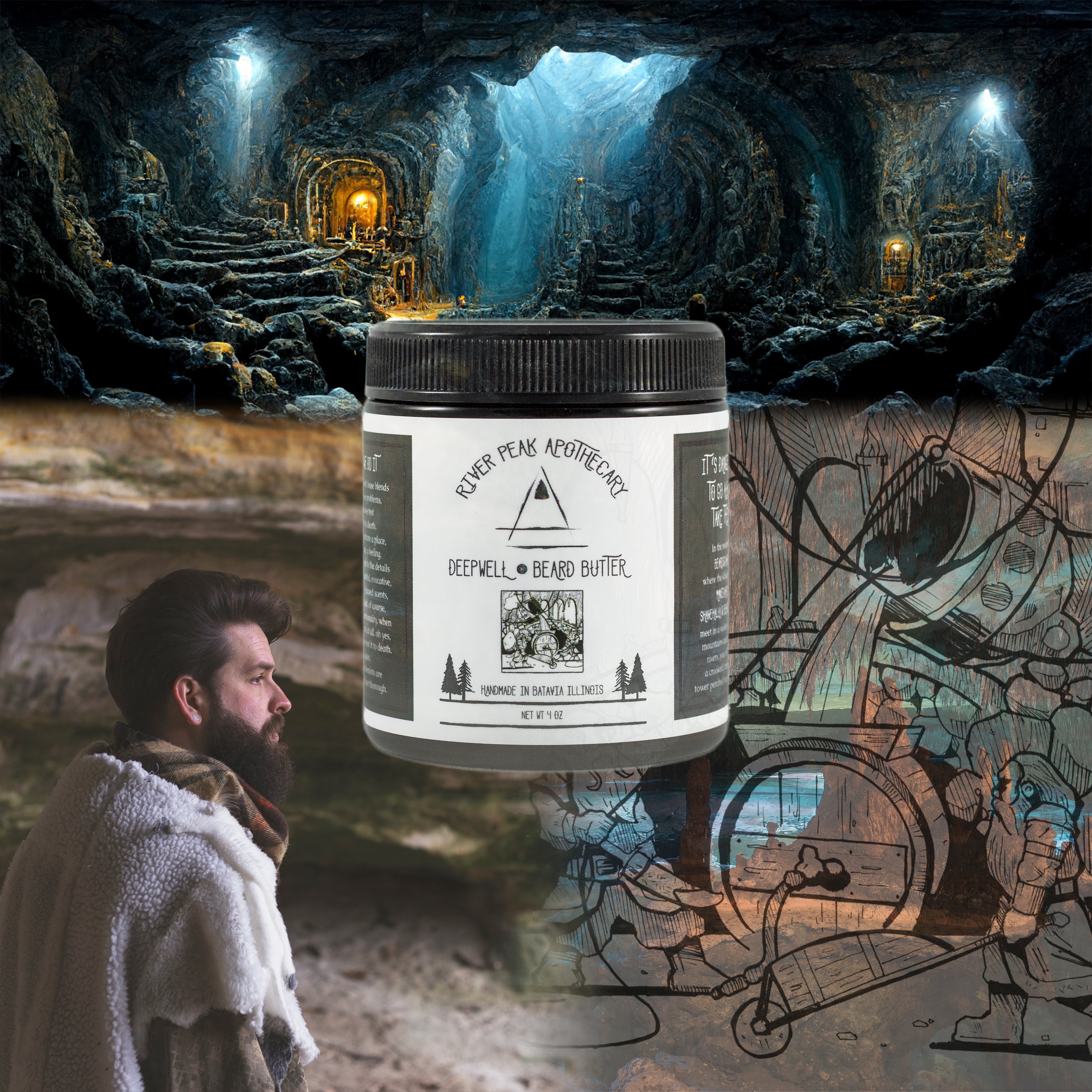 Deepwell • Beard Butter • No Scent Added