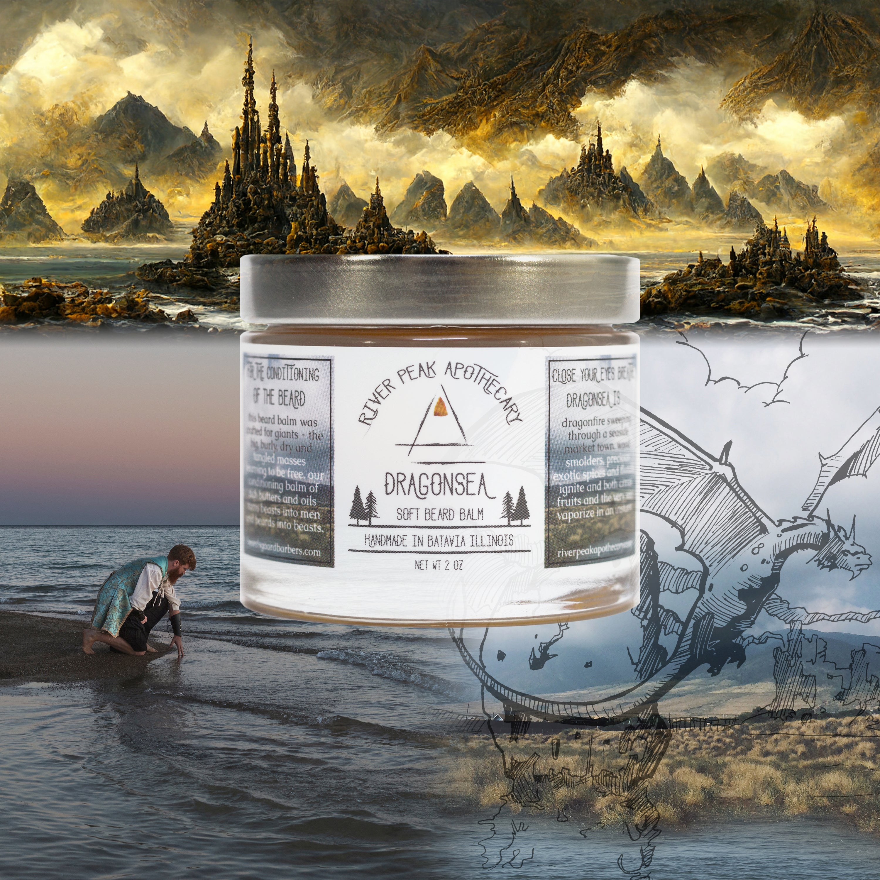 Dragonsea Beard Balm • Summer