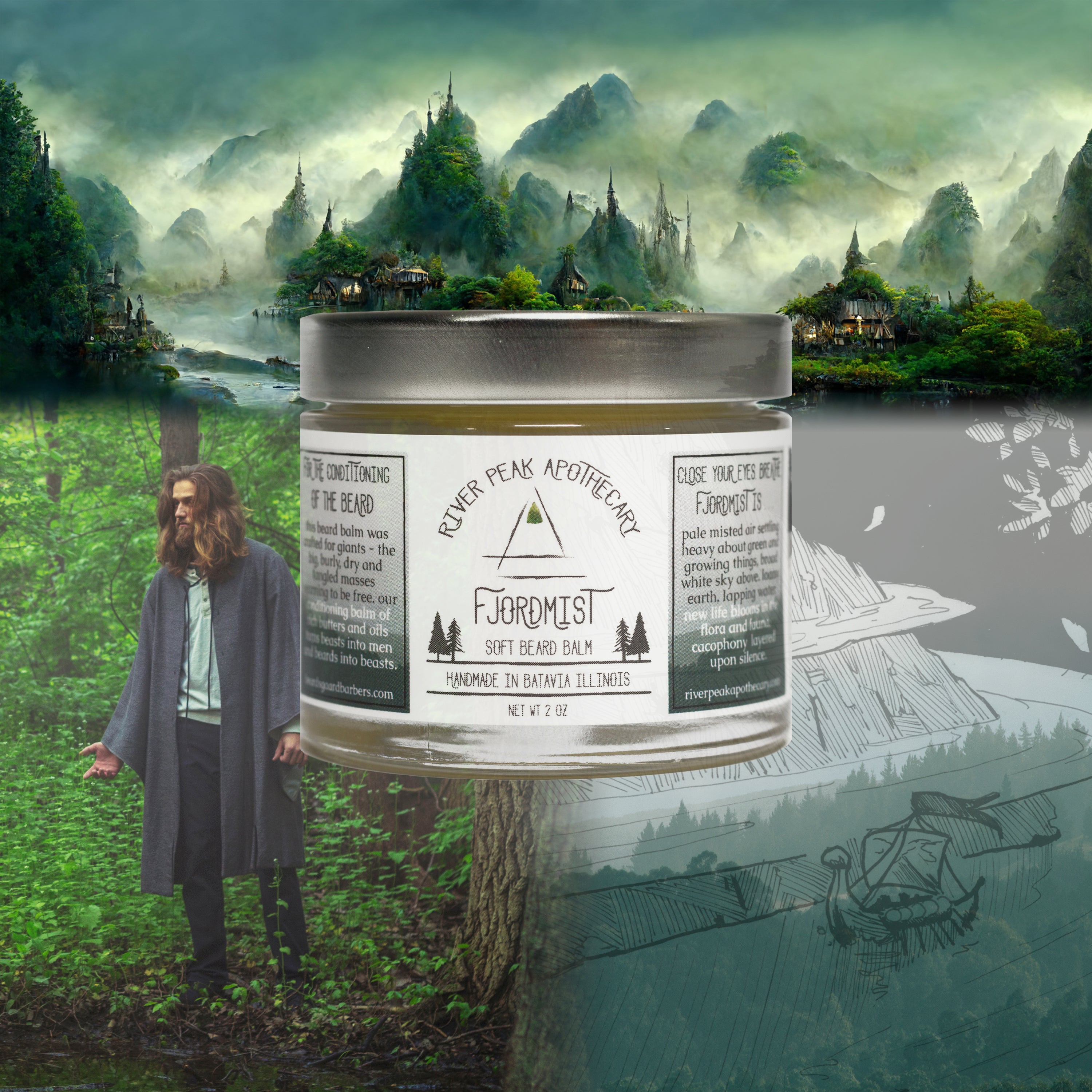 Fjordmist Beard Balm • Spring