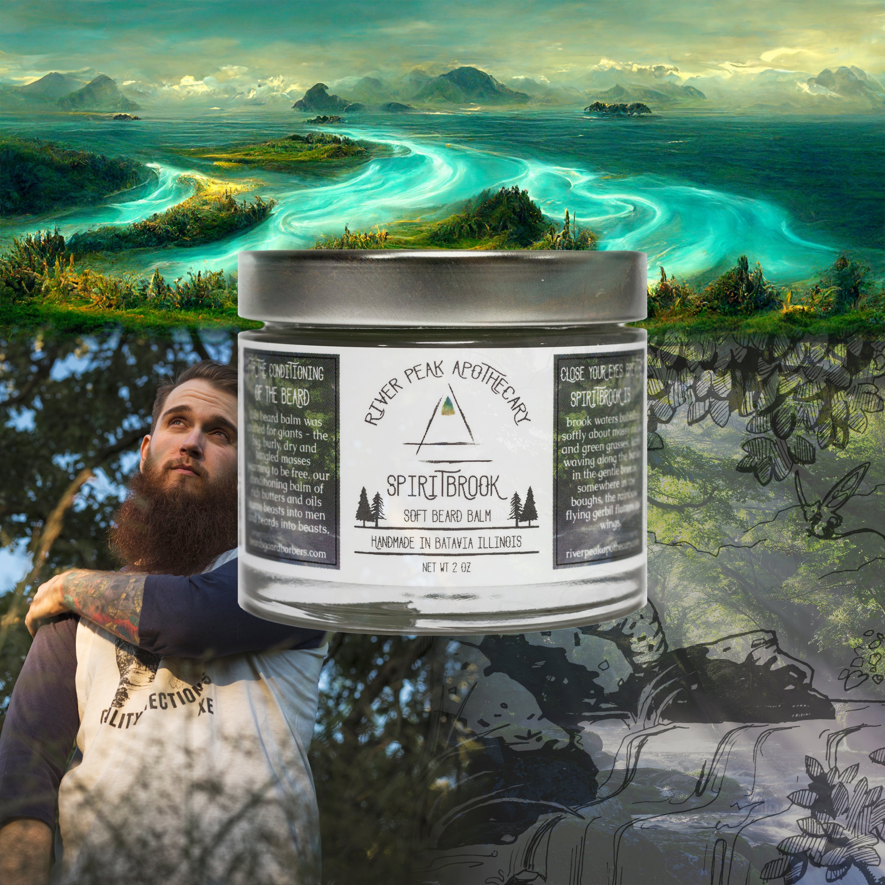 Spiritbrook Beard Balm • Gentle