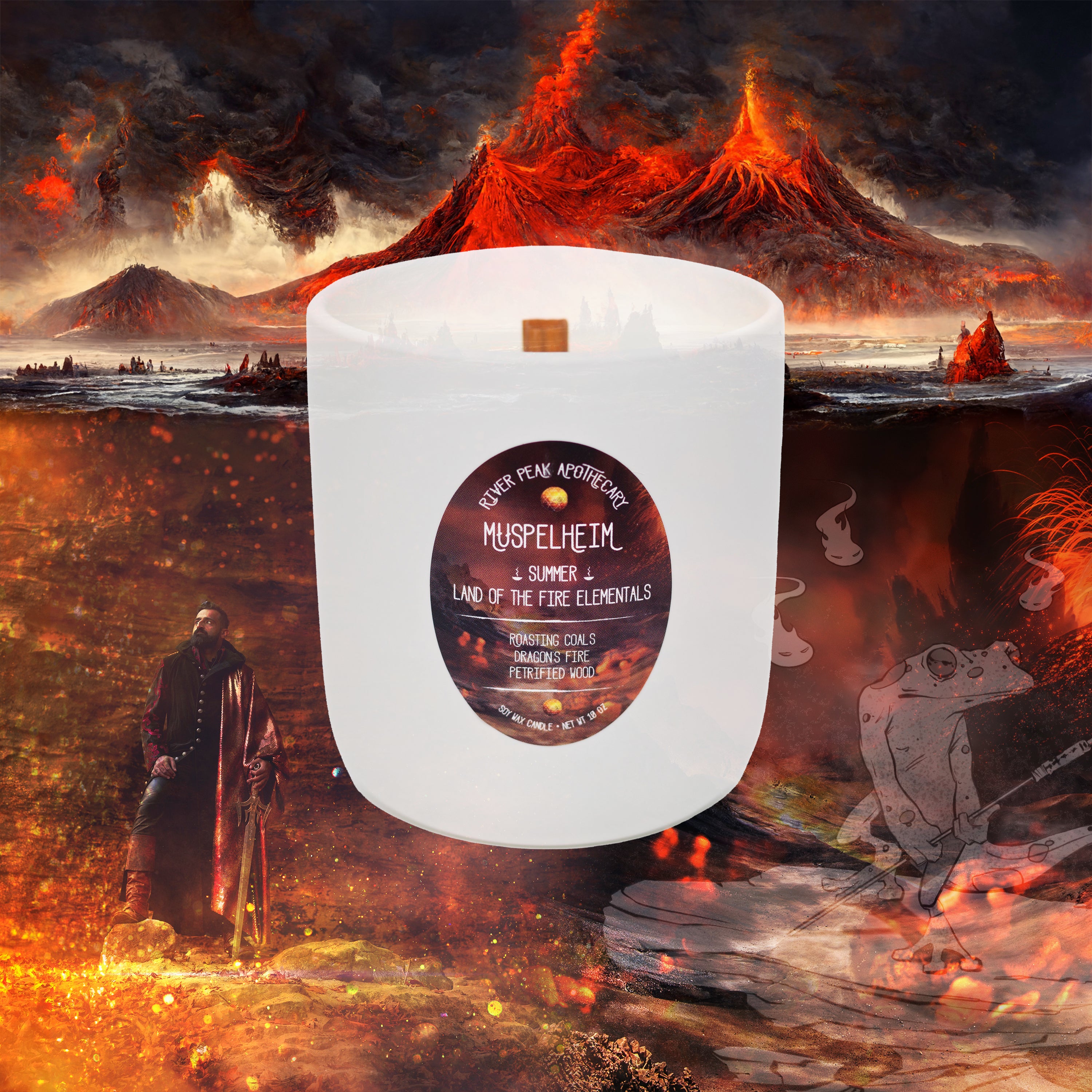 Muspelheim Wood Wick Candle • Summer